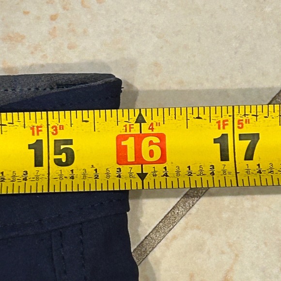 Eddie Bauer Fleece Lined Tech Pants Mens 32x32 Navy Blue Straight Leg Outdoor - Picture 6 of 10